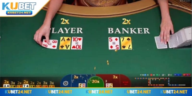 Baccarat có 2 cửa để bạn cược đơn giản